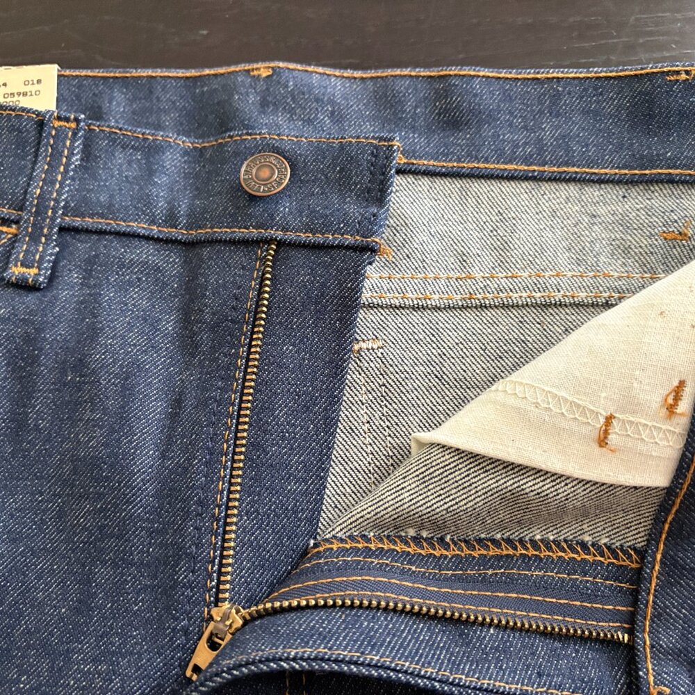 NEW Vintage Mens Levis 583 Regular Fit Blue Denim Jeans 33 X 34 USA Made - Picture 6 of 15